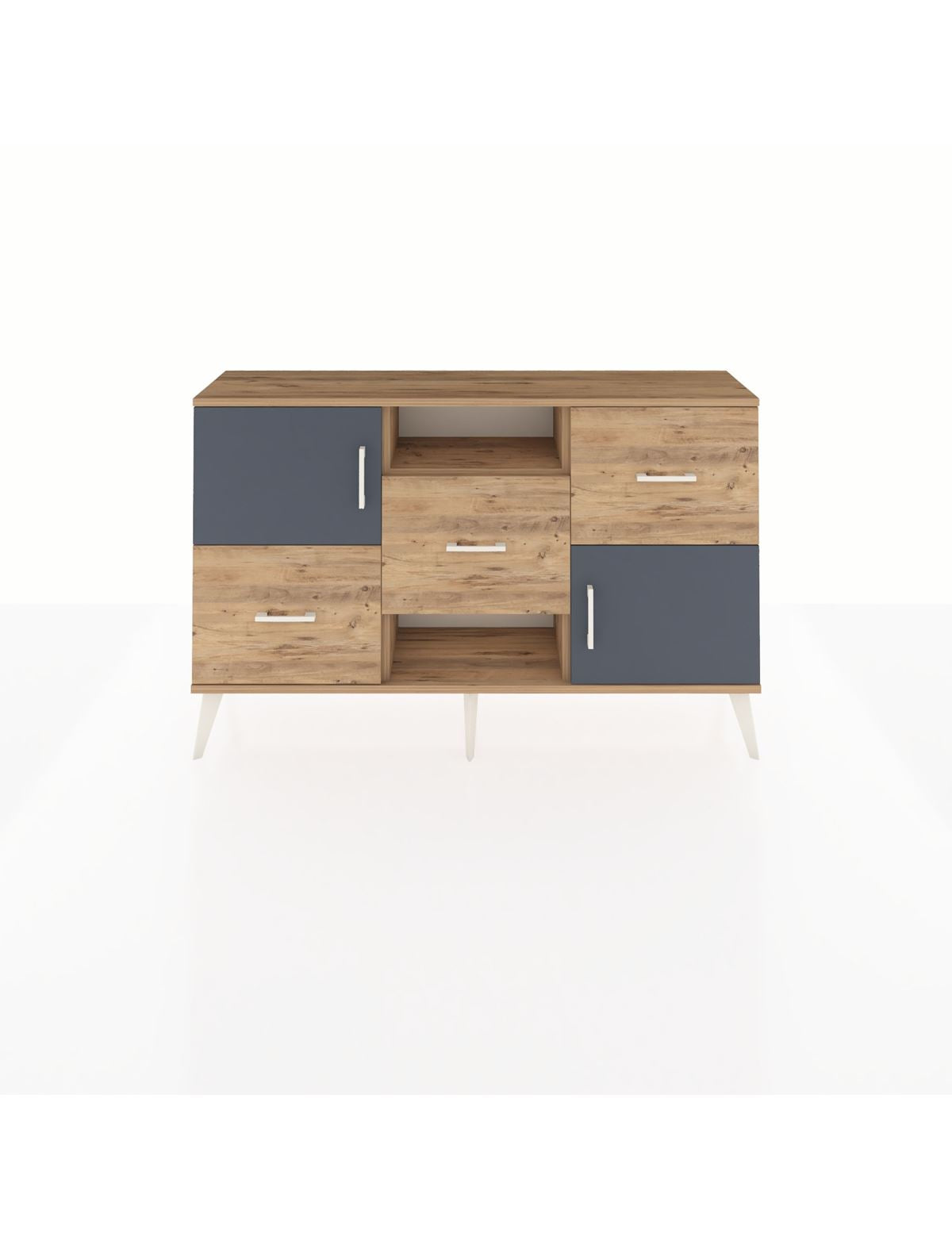 Arges Konsol 2 Raflı 3 Çekmeceli 2 Kapaklı 132x30x83 - S144M006V27A