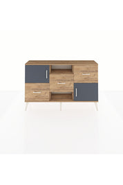 Arges Konsol 2 Raflı 3 Çekmeceli 2 Kapaklı 132x30x83 - S144M006V27A