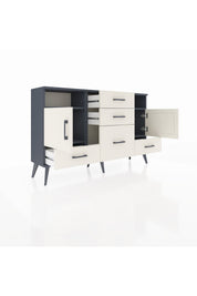 Arges Konsol 4 Raflı 5 Çekmeceli 2 Kapaklı 132x30x83 - S144M007V13A