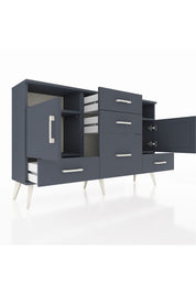 Arges Konsol 4 Raflı 5 Çekmeceli 2 Kapaklı 132x30x83 - S144M007V17A