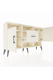 Arges Konsol 5 Raflı Tek Çekmeceli 2 Kapaklı 132x30x83 - S144M008V04A