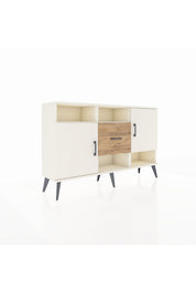 Arges Konsol 5 Raflı Tek Çekmeceli 2 Kapaklı 132x30x83 - S144M008V06A