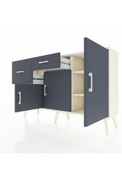 Arges Konsol 3 Raflı 2 Çekmeceli 3 Kapaklı 132x30x83 - S144M009V08A