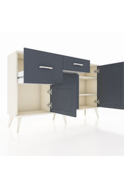 Arges Konsol 3 Raflı 2 Çekmeceli 3 Kapaklı 132x30x83 - S144M009V08A