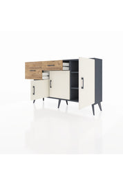 Arges Konsol 3 Raflı 2 Çekmeceli 3 Kapaklı 132x30x83 - S144M009V15A
