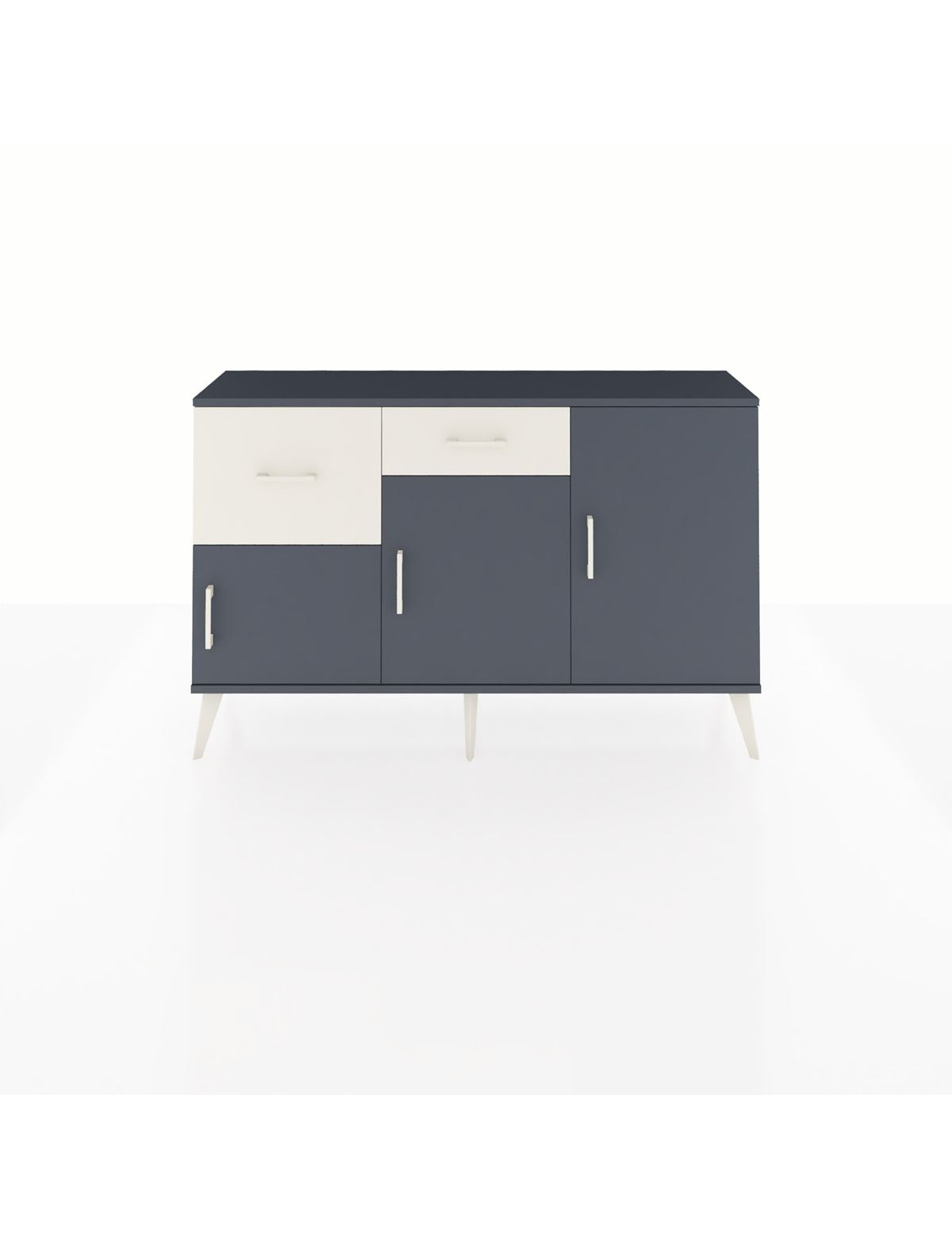 Arges Konsol 3 Raflı 2 Çekmeceli 3 Kapaklı 132x30x83 - S144M009V16A
