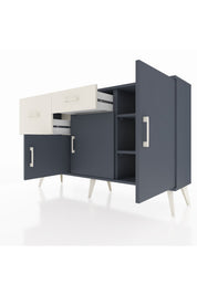 Arges Konsol 3 Raflı 2 Çekmeceli 3 Kapaklı 132x30x83 - S144M009V16A