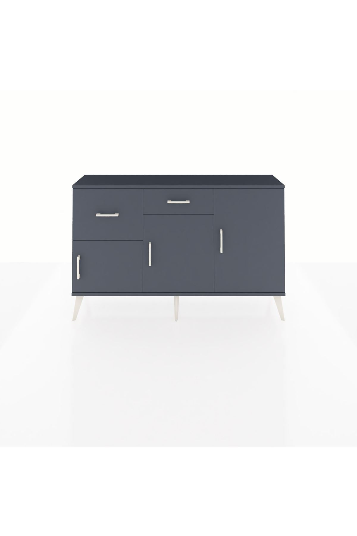 Arges Konsol 3 Raflı 2 Çekmeceli 3 Kapaklı 132x30x83 - S144M009V17A