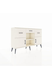 Arges Konsol Tek Raflı 3 Çekmeceli 3 Kapaklı 132x30x83 - S144M010V04A