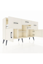 Arges Konsol Tek Raflı 3 Çekmeceli 3 Kapaklı 132x30x83 - S144M010V04A