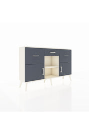 Arges Konsol Tek Raflı 3 Çekmeceli 3 Kapaklı 132x30x83 - S144M010V08A