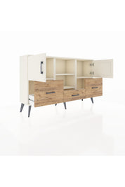 Arges Konsol 4 Raflı 3 Çekmeceli 3 Kapaklı 132x30x83 - S144M011V06A