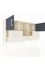 Arges Konsol 4 Raflı 3 Çekmeceli 3 Kapaklı 132x30x83 - S144M011V07A