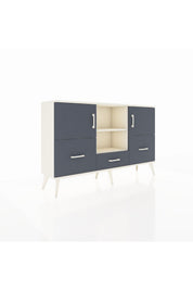 Arges Konsol 4 Raflı 3 Çekmeceli 3 Kapaklı 132x30x83 - S144M011V08A
