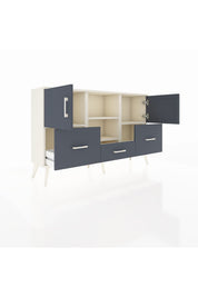 Arges Konsol 4 Raflı 3 Çekmeceli 3 Kapaklı 132x30x83 - S144M011V08A