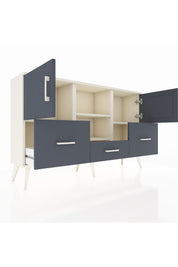 Arges Konsol 4 Raflı 3 Çekmeceli 3 Kapaklı 132x30x83 - S144M011V08A