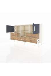 Arges Konsol 4 Raflı 3 Çekmeceli 3 Kapaklı 132x30x83 - S144M011V09A