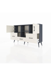 Arges Konsol 4 Raflı 3 Çekmeceli 3 Kapaklı 132x30x83 - S144M011V13A