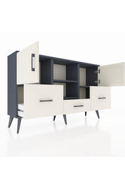 Arges Konsol 4 Raflı 3 Çekmeceli 3 Kapaklı 132x30x83 - S144M011V13A