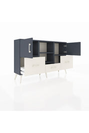 Arges Konsol 4 Raflı 3 Çekmeceli 3 Kapaklı 132x30x83 - S144M011V16A