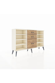 Arges Konsol 6 Raflı 3 Çekmeceli 132x30x83 - S144M012V06A