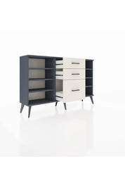 Arges Konsol 6 Raflı 3 Çekmeceli 132x30x83 - S144M012V16A