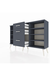 Arges Konsol 6 Raflı 3 Çekmeceli 132x30x83 - S144M012V17A