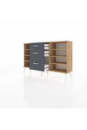 Arges Konsol 6 Raflı 3 Çekmeceli 132x30x83 - S144M012V20A
