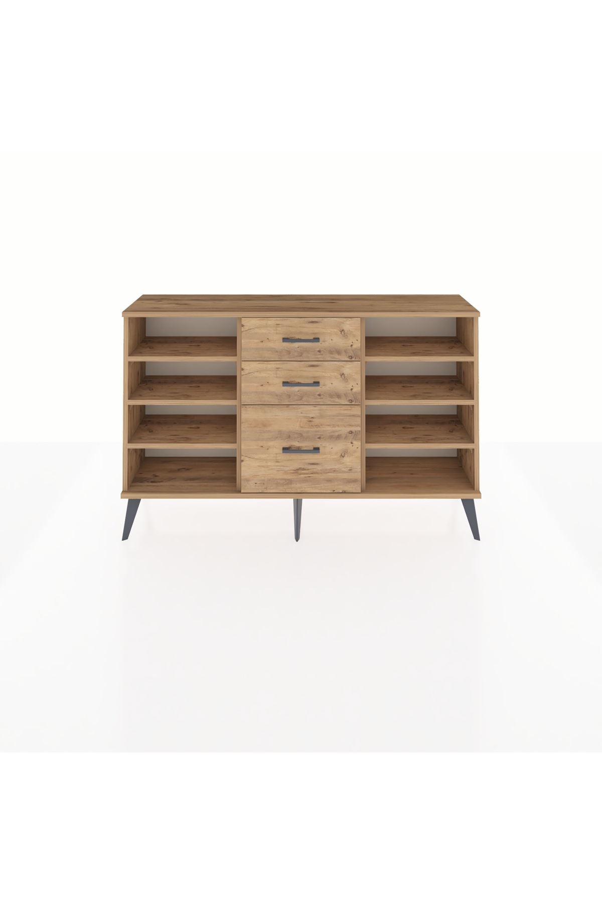 Arges Konsol 6 Raflı 3 Çekmeceli 132x30x83 - S144M012V21A