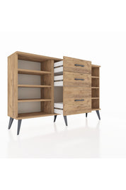 Arges Konsol 6 Raflı 3 Çekmeceli 132x30x83 - S144M012V21A