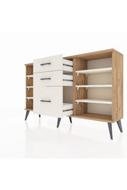 Arges Konsol 6 Raflı 3 Çekmeceli 132x30x83 - S144M012V22A