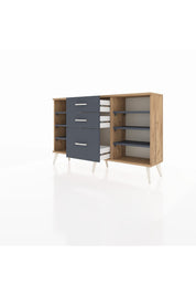 Arges Konsol 6 Raflı 3 Çekmeceli 132x30x83 - S144M012V26A