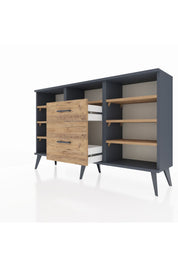 Arges Konsol 7 Raflı 2 Çekmeceli 132x30x83 - S144M013V12A