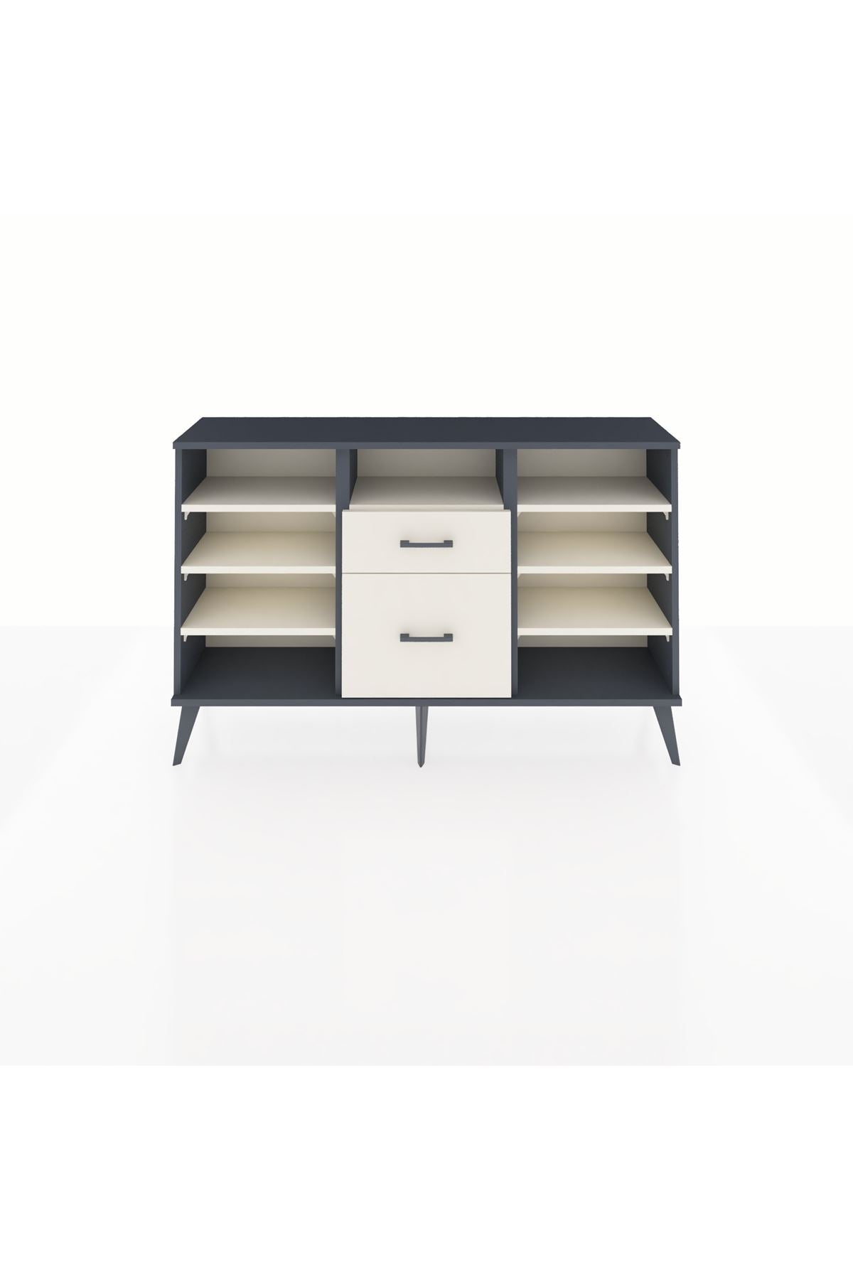Arges Konsol 7 Raflı 2 Çekmeceli 132x30x83 - S144M013V13A