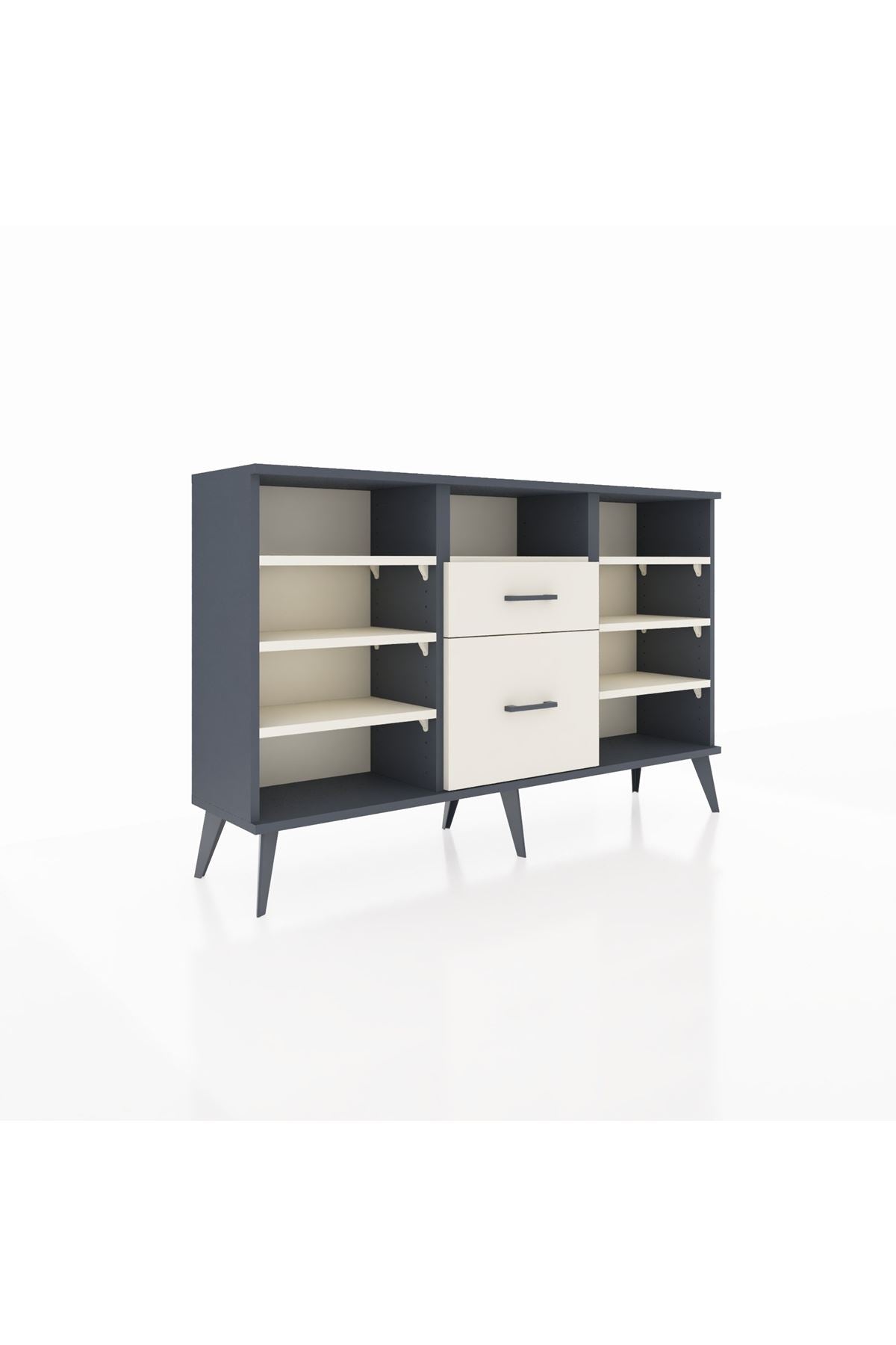 Arges Konsol 7 Raflı 2 Çekmeceli 132x30x83 - S144M013V13A