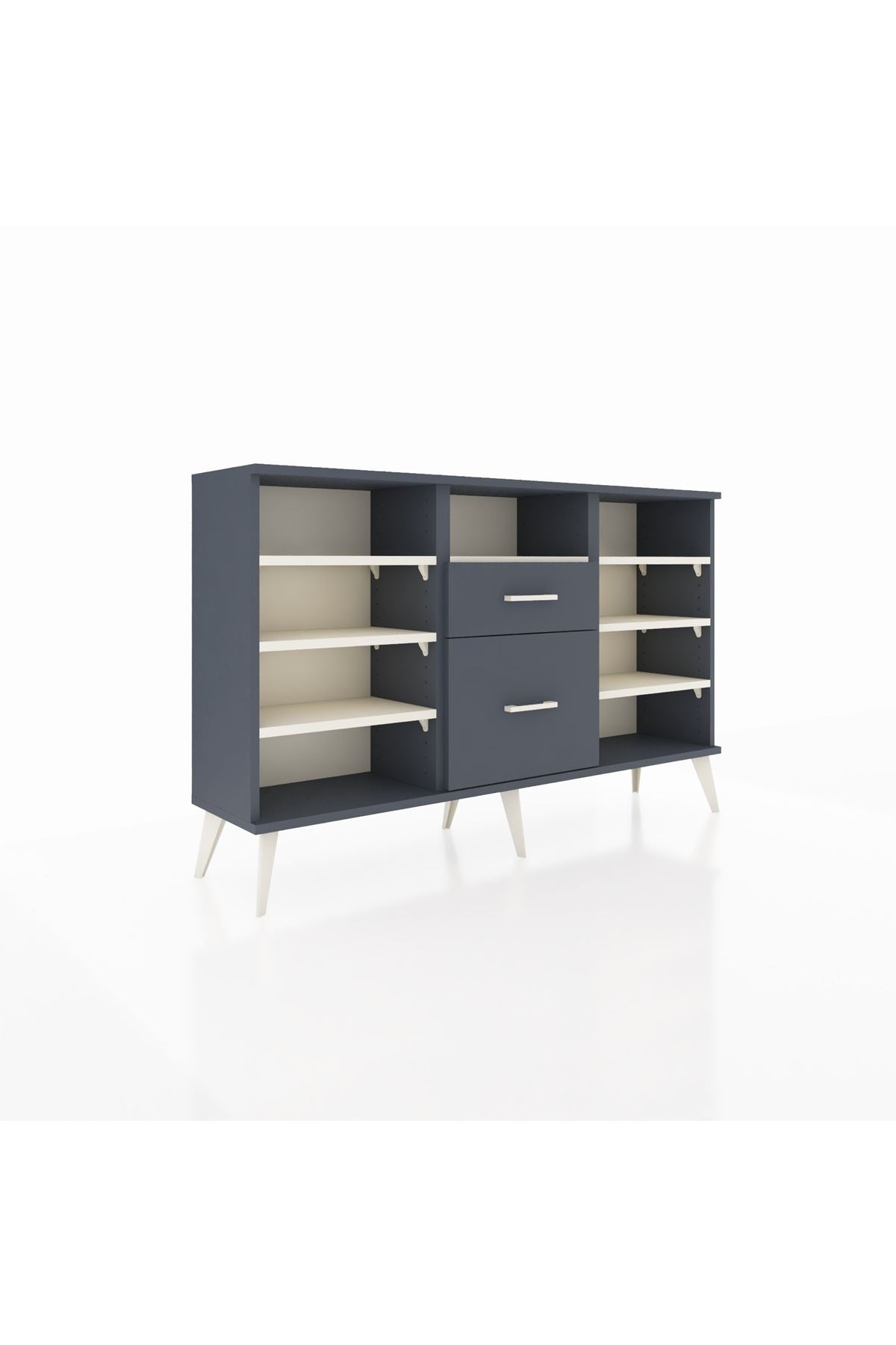 Arges Konsol 7 Raflı 2 Çekmeceli 132x30x83 - S144M013V14A