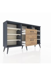 Arges Konsol 7 Raflı 2 Çekmeceli 132x30x83 - S144M013V15A