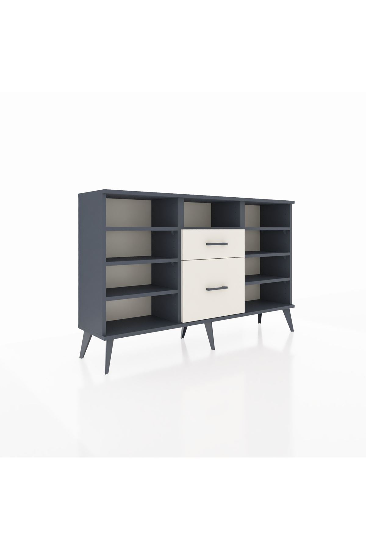 Arges Konsol 7 Raflı 2 Çekmeceli 132x30x83 - S144M013V16A