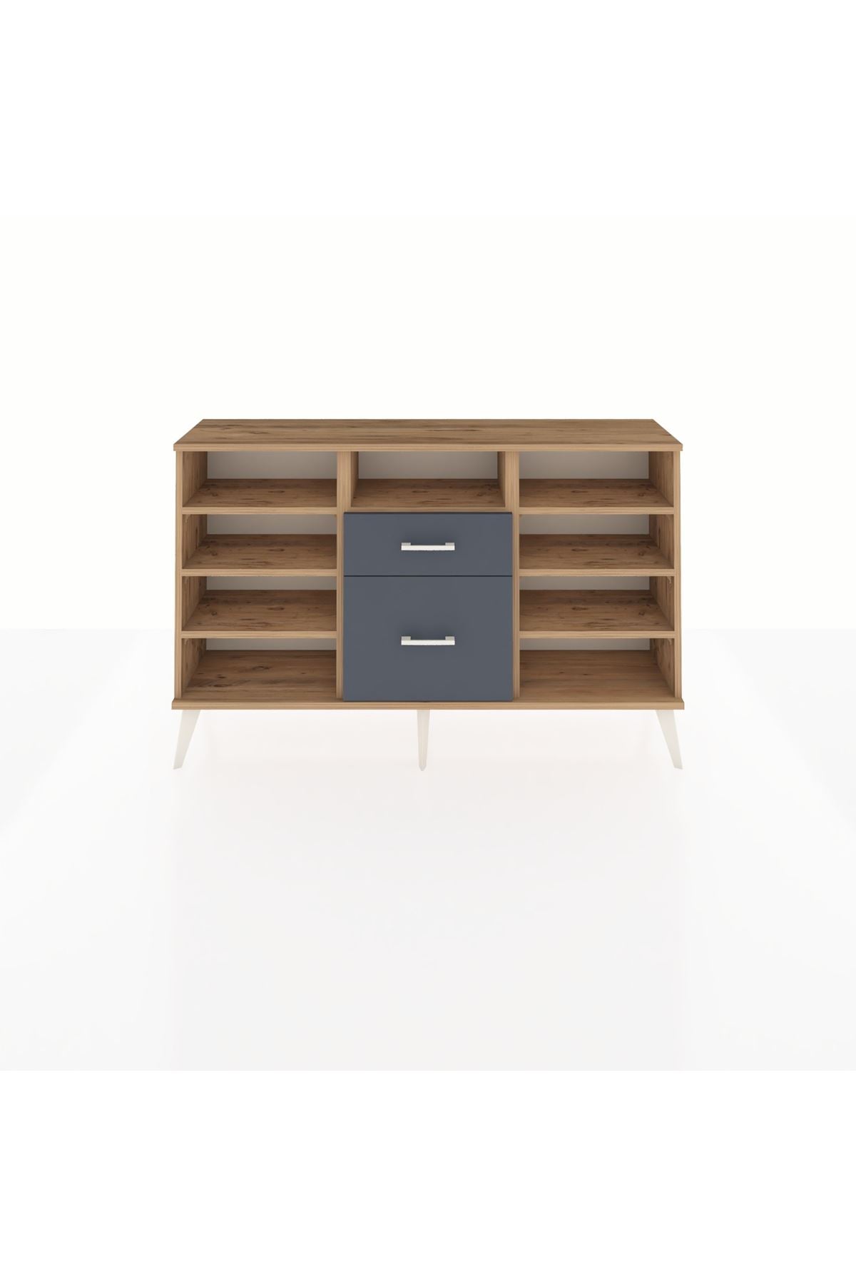 Arges Konsol 7 Raflı 2 Çekmeceli 132x30x83 - S144M013V20A