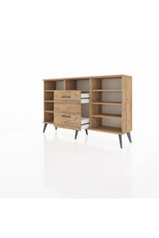Arges Konsol 7 Raflı 2 Çekmeceli 132x30x83 - S144M013V21A
