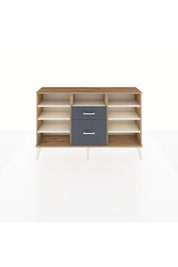 Arges Konsol 7 Raflı 2 Çekmeceli 132x30x83 - S144M013V23A