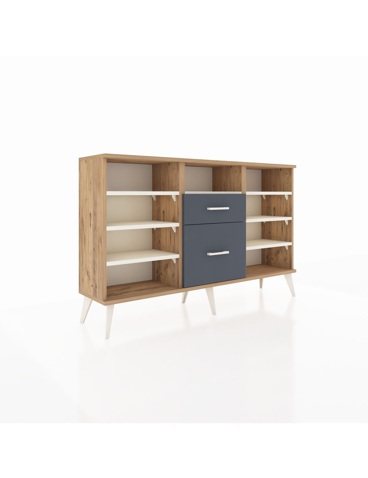 Arges Konsol 7 Raflı 2 Çekmeceli 132x30x83 - S144M013V23A