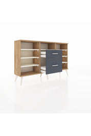Arges Konsol 7 Raflı 2 Çekmeceli 132x30x83 - S144M013V23A
