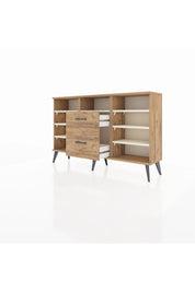 Arges Konsol 7 Raflı 2 Çekmeceli 132x30x83 - S144M013V24A