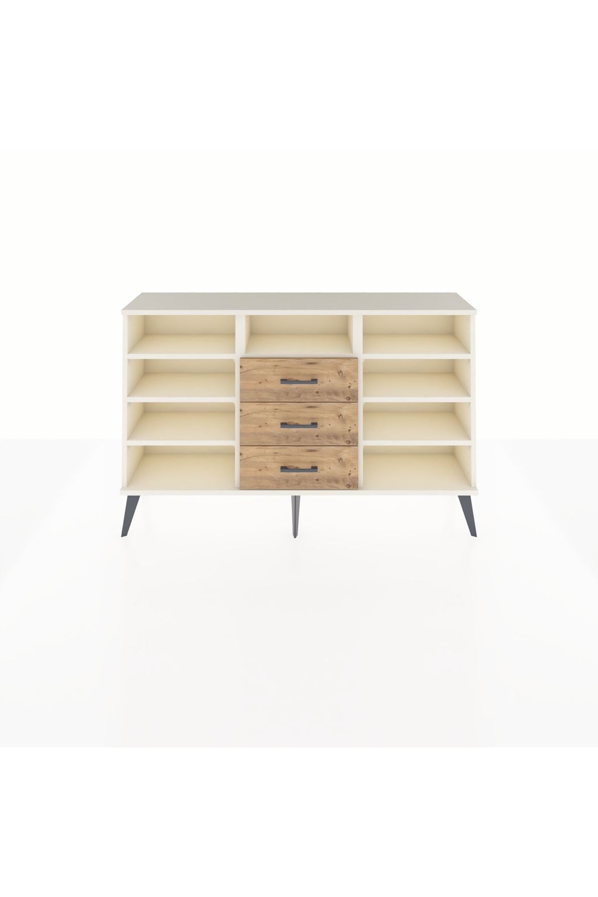 Arges Konsol 7 Raflı 3 Çekmeceli 132x30x83 - S144M014V06A
