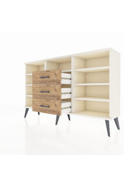 Arges Konsol 7 Raflı 3 Çekmeceli 132x30x83 - S144M014V06A