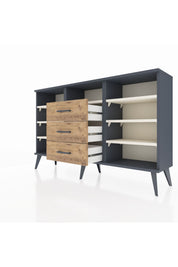 Arges Konsol 7 Raflı 3 Çekmeceli 132x30x83 - S144M014V15A