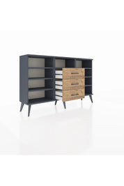 Arges Konsol 7 Raflı 3 Çekmeceli 132x30x83 - S144M014V18A