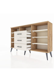 Arges Konsol 7 Raflı 3 Çekmeceli 132x30x83 - S144M014V22A