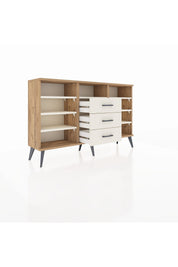Arges Konsol 7 Raflı 3 Çekmeceli 132x30x83 - S144M014V22A